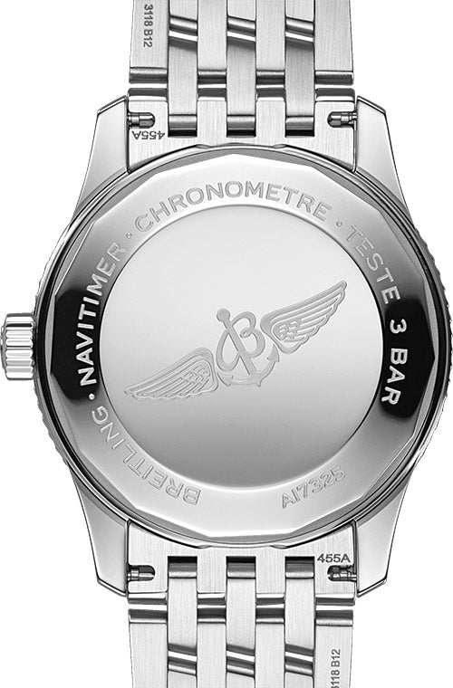 Breitling Navitimer Automatic 38mm Stainless Steel Blue Dial Mens Watch - A17325211C1A1