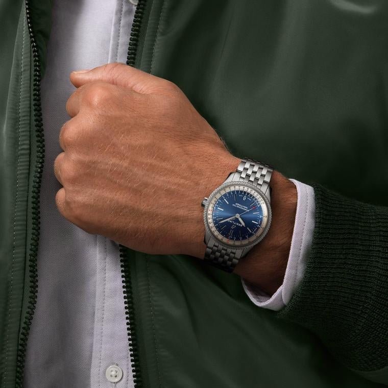  Shop Authentic Breitling Navitimer Automatic 38mm Stainless Steel Blue Dial Mens Watch - A17325211C1A1 - Luxxuri