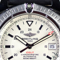  Shop Authentic Breitling Colt 44mm Automatic Silver Dial Black Leather Mens Watch - A1731311/G820/428X - Luxxuri