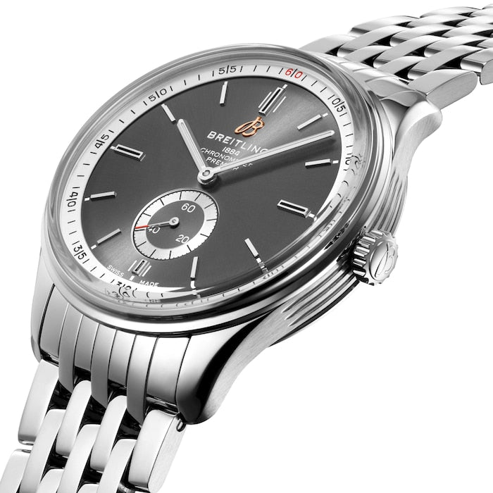  Shop Authentic Breitling Premier Automatic 40mm Stainless Steel Anthracite Dial Mens Watch - A37340351B1A1 - Luxxuri
