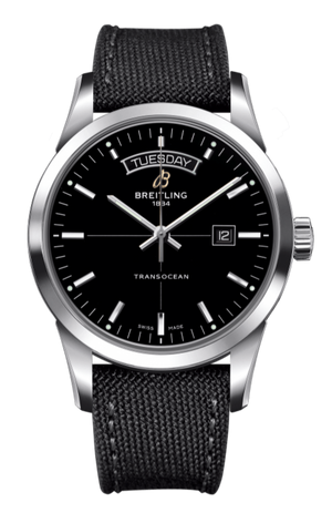  Shop Authentic Breitling Transocean Day & Date 43mm Black Dial Black Nylon Strap Mens Watch - A4531012/BB69/109W/A20  BA.1 - Luxxuri