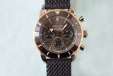  Shop Authentic Breitling Superocean Heritage B01 Chronograph 44 Black Dial Black Mesh Bracelet Watch for Men - UB01621A1M1S1 - Luxxuri