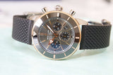  Shop Authentic Breitling Superocean Heritage B01 Chronograph 44 Black Dial Black Mesh Bracelet Watch for Men - UB01621A1M1S1 - Luxxuri