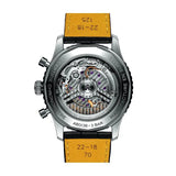  Shop Authentic Breitling Navitimer B01 Chronograph 41 Blue Dial Black Leather Strap Watch for Men - AB0139241C1P1 - Luxxuri