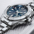  Shop Authentic Breitling Colt Automatic 44mm Blue Dial Silver Steel Strap Mens Watch - A1738811/C906/173A - Luxxuri
