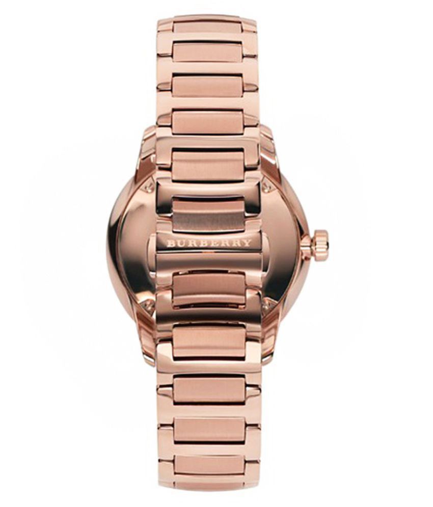  Shop Authentic Burberry The Classic Rose Gold Dial Rose Gold Steel Strap Watch for Men - BU10013 - Luxxuri