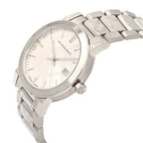  Shop Authentic Burberry The City Silver Dial Silver Steel Strap Watch for Men - BU9037 - Luxxuri