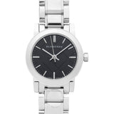  Shop Authentic Burberry The City Black Dial Silver Steel Strap Watch for Women - BU9201 - Luxxuri