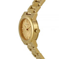  Shop Authentic Burberry The City Gold Dial Gold Steel Strap Watch for Women - BU9227 - Luxxuri