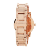  Shop Authentic Burberry The City White Dial Rose Gold Steel Strap Watch for Women - BU9104 - Luxxuri