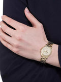  Shop Authentic Gucci G Timeless Gold Dial Gold Steel Strap Watch For Women - YA126553 - Luxxuri