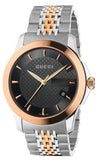  Shop Authentic Gucci G Timeless Black Dial Two Tone Steel Strap Watch For Men - YA126410 - Luxxuri