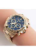  Shop Authentic Hugo Boss Ikon Blue Dial Gold Steel Strap Watch for Men - 1513340 - Luxxuri