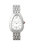 Shop Authentic Bvlgari Serpenti Seduttori Quartz White Dial Silver Steel Strap Watch for Women - SERPENTI103141 - Luxxuri