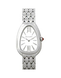  Shop Authentic Bvlgari Serpenti Seduttori Quartz White Dial Silver Steel Strap Watch for Women - SERPENTI103141 - Luxxuri