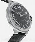  Shop Authentic Cartier Ballon Bleu De Cartier Black Dial Black Leather Strap Watch for Men - WSBB0003 - Luxxuri
