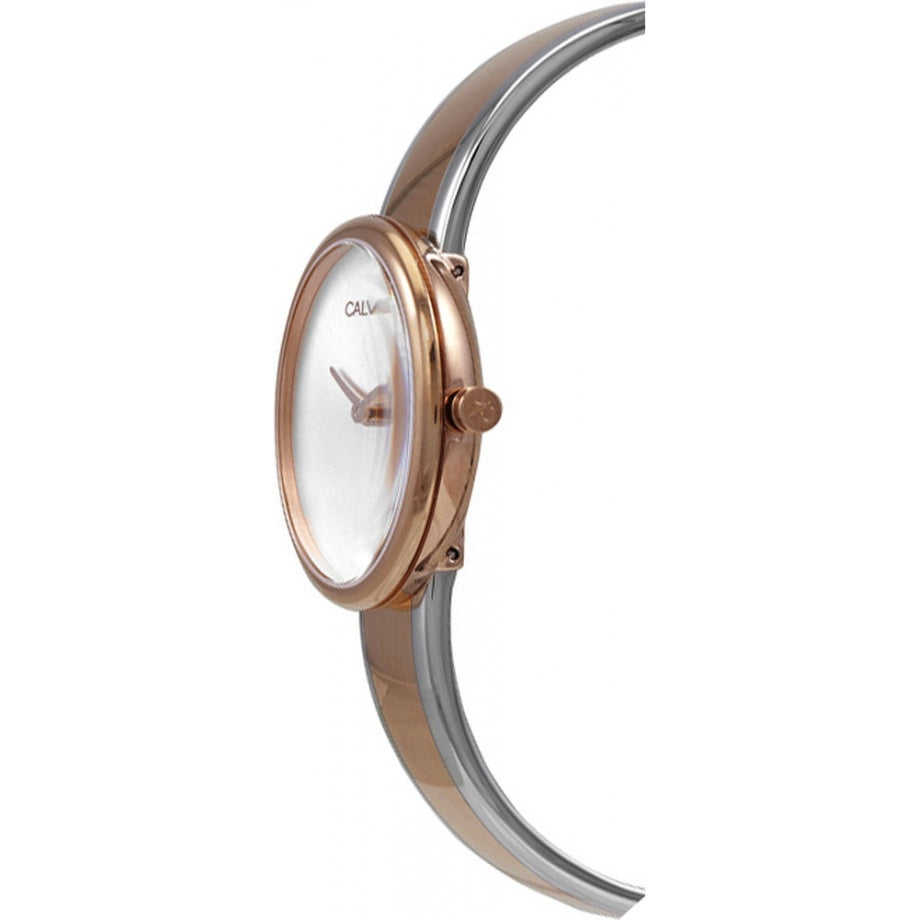  Shop Authentic Calvin Klein Seduce Silver Dial Two Tone Steel Strap Watch for Women - K4E2N61X - Luxxuri