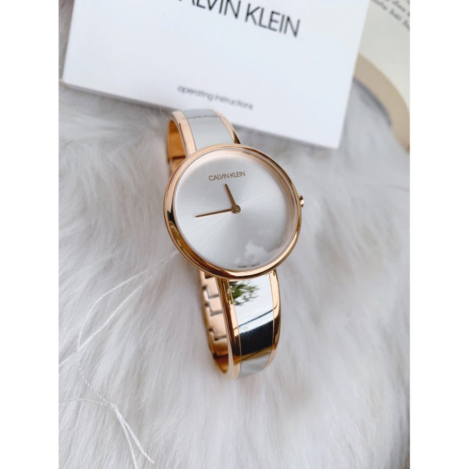  Shop Authentic Calvin Klein Seduce Silver Dial Two Tone Steel Strap Watch for Women - K4E2N61Y - Luxxuri