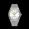  Shop Authentic Breitling Chronomat Automatic 36 Diamonds White Dial Silver Steel Strap Watch for Women - A10380591A1A1 - Luxxuri