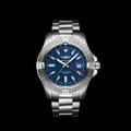  Shop Authentic Breitling Avenger Automatic GMT 45 Blue Dial Silver Steel Strap Watch for Men - A32395101C1A1 - Luxxuri