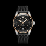  Shop Authentic Breitling Superocean Heritage II B20 42mm Black Dial Black Mesh Bracelet Mens Watch - UB2010121B1S1 - Luxxuri