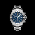  Shop Authentic Breitling Avenger Chronograph 45mm Blue Dial Silver Steel Strap Watch for Men - A13317101C1A1 - Luxxuri