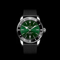 Breitling Superocean Heritage B20 Automatic 46 Green Dial Black Mesh Bracelet Watch for Men - AB2020121L1S1