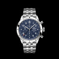  Shop Authentic Breitling Super Avi B04 Chronograph GMT 46 Tribute to Vought F4U Corsair Blue Dial Silver Steel Strap Watch for Men - AB04451A1C1A1 - Luxxuri