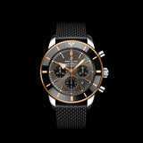  Shop Authentic Breitling Superocean Heritage B01 Chronograph 44 Black Dial Black Mesh Bracelet Watch for Men - UB01621A1M1S1 - Luxxuri