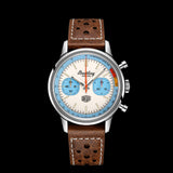  Shop Authentic Breitling Top Time Deus Limited Edition White Dial Brown Leather Strap Watch for Men - A233112A1A1X1 - Luxxuri