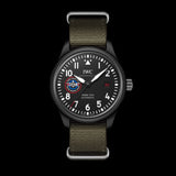  Shop Authentic IWC Pilot’s Watch Mark XVIII Top Gun Edition “SFTI” Black Dial Green Nylon Strap Watch for Men - IW324712 - Luxxuri