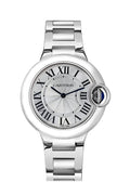  Shop Authentic Cartier Ballen Bleu De Cartier Silver Dial Silver Steel Strap Watch for Women - W6920084 - Luxxuri