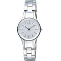  Shop Authentic Calvin Klein Simplicity White Dial Silver Steel Strap Watch for Women - K4323126 - Luxxuri