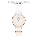  Shop Authentic Daniel Wellington Petite Dover Quartz White Dial White NATO Strap Watch For Women - DW001000313 - Luxxuri