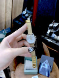  Shop Authentic Guess Whisper Silver Dial Gold Mesh Bracelet Watch for Women - W1084L2 - Luxxuri