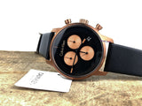  Shop Authentic Calvin Klein City Chronograph Black Dial Black Leather Strap Watch for Men - K2G17TC1 - Luxxuri