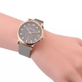  Shop Authentic Marc Jacobs Baker Grey Dial Grey Leather Strap Watch for Women - MBM1266 - Luxxuri