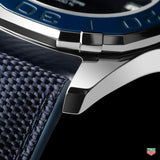  Shop Authentic Tag Heuer Aquaracer Quartz Diamonds Blue Dial Blue Nylon Strap Watch for Women - WAY131N.FT6091 - Luxxuri