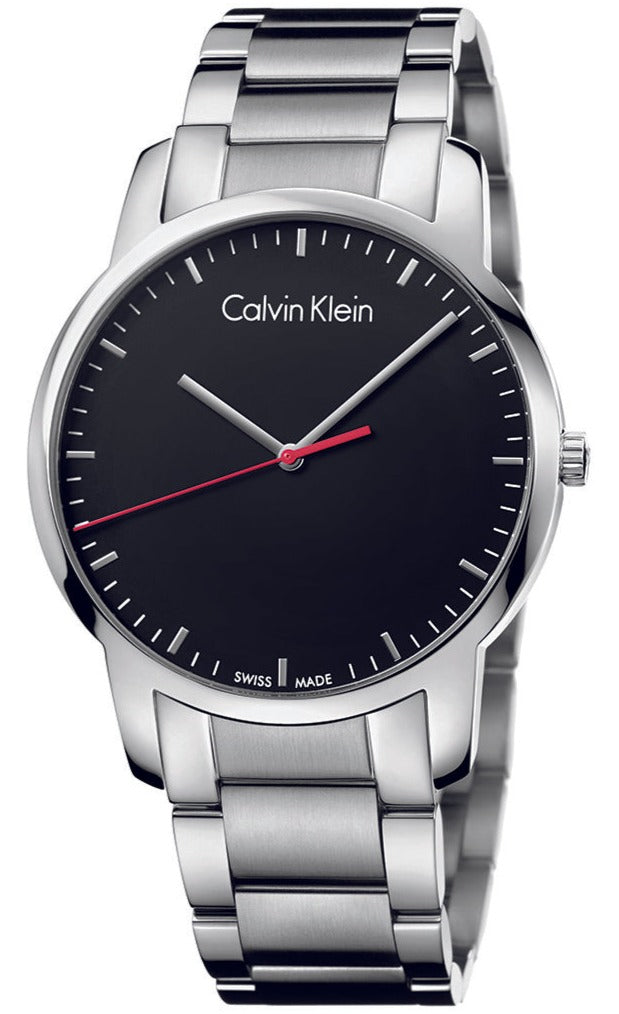  Shop Authentic Calvin Klein City Black Dial Silver Steel Strap Watch for Men - K2G2G141 - Luxxuri