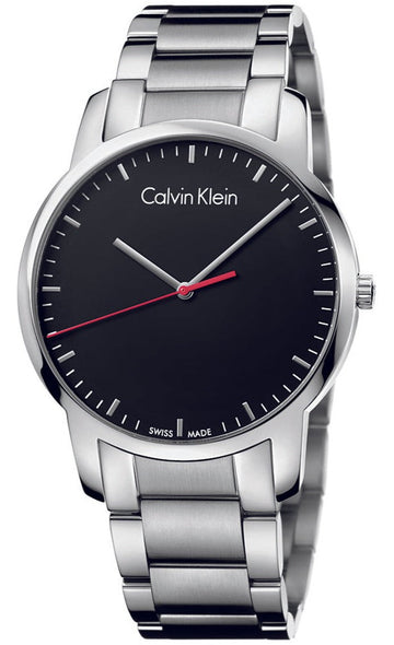  Shop Authentic Calvin Klein City Black Dial Silver Steel Strap Watch for Men - K2G2G141 - Luxxuri