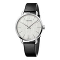  Shop Authentic Calvin Klein Even White Dial Black Leather Strap Watch for Women - K7B211C6 - Luxxuri