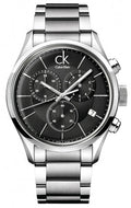  Shop Authentic Calvin Klein Masculine Chronograph Black Dial Silver Steel Strap Watch for Men - K2H27104 - Luxxuri