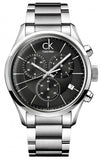  Shop Authentic Calvin Klein Masculine Chronograph Black Dial Silver Steel Strap Watch for Men - K2H27104 - Luxxuri