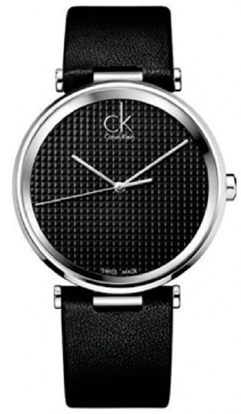  Shop Authentic Calvin Klein Sight Black Dial Black Leather Strap Watch for Men - K1S21102 - Luxxuri