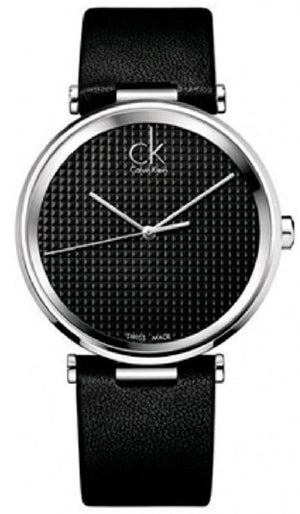  Shop Authentic Calvin Klein Sight Black Dial Black Leather Strap Watch for Men - K1S21102 - Luxxuri