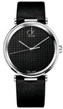  Shop Authentic Calvin Klein Sight Black Dial Black Leather Strap Watch for Men - K1S21102 - Luxxuri
