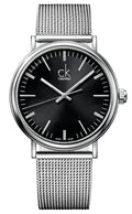  Shop Authentic Calvin Klein Surround Black Dial Silver Mesh Bracelet Watch for Men - K3W21121 - Luxxuri