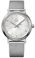  Shop Authentic Calvin Klein Surround Silver Dial Silver Mesh Bracelet Watch for Men - K3W21126 - Luxxuri