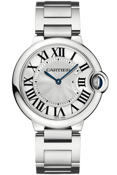  Shop Authentic Cartier Ballon Bleu De Cartier Silver Dial Silver Steel Strap Watch for Women - W69011Z4 - Luxxuri
