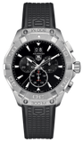  Shop Authentic Tag Heuer Aquaracer Chronograph Black Dial Black Rubber Strap Watch for Men - CAY1110.FT6041 - Luxxuri